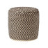 Designer Hocker Pouf Chevron