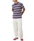 Фото #2 товара Men's Loose Fit Stripe T-Shirt