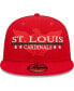 Фото #3 товара Men's Red St. Louis Cardinals Patriot Trucker 9FIFTY Snapback Hat