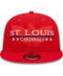 Фото #3 товара Men's Red St. Louis Cardinals Patriot Trucker 9FIFTY Snapback Hat