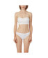 Фото #1 товара Women's Cabana Cotton Seamless Strapless Bandeau G5312