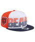 Men's White/Navy Chicago Bears Throwback Space 9Fifty Snapback Hat