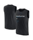 Men's Black Miami Marlins Exceed Performance Tank Top