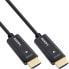 InLine HDMI AOC cable - High Speed HDMI with Ethernet - 4K/60Hz - M/M 80m