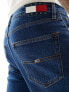 Фото #9 товара Tommy Jeans regular tapered dad jeans in dark wash