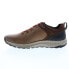 Florsheim Treadlite Plain Toe Mens Brown Leather Lifestyle Sneakers Shoes