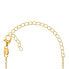 Timeless gold plated necklace with zircon NCL75Y