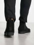 ASOS DESIGN chelsea boots in black faux suede