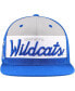 Фото #2 товара Men's White/Royal Kentucky Wildcats Retro Sport Color Block Script Snapback Hat