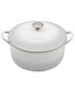 Фото #1 товара Natural Canvas Cast Iron 4.25 Qt. Round Covered Casserole