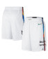 Men's White Brooklyn Nets 2022/23 City Edition Swingman Shorts