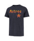 Фото #2 товара Men's Navy Distressed Houston Astros Premier Franklin T-shirt
