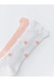 LCW baby Desenli Kız Bebek Diz Altı Çorap 2'li