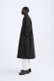 Long cotton trench coat