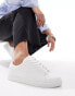 ASOS DESIGN Drama trainers in white