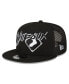 ფოტო #1 პროდუქტის Men's Black Chicago White Sox Street Trucker 9FIFTY Snapback Hat