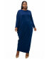 Фото #1 товара Women's Plus Size Louella Asymmetrical Maxi Dress
