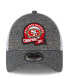 ფოტო #4 პროდუქტის Men's Heather Gray San Francisco 49ers 2022 NFC West Division Champions Locker Room 9FORTY Adjustable Hat