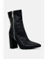 Фото #3 товара Valeria pointed toe high ankle boots with side zipper