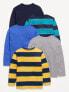 Фото #2 товара Softest Long-Sleeve T-Shirt 5-Pack for Boys