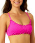 Фото #3 товара Juniors' Ruffle-Trim Bralette Bikini Top, Created for Macy's