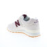 Фото #6 товара New Balance 574 U574NOW Mens White Suede Lace Up Lifestyle Sneakers Shoes