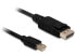 Фото #3 товара Delock Mini Displayport/Displayport - 0.5 m - 0.5 m - Mini DisplayPort - DisplayPort - Male - Male - 3840 x 2160 pixels