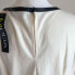 New Moda Beige women's dress with faux leather trim size Large