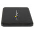 StarTech.com Drive Enclosure for 2.5in SATA SSDs / HDDs - USB 3.0 - 7mm - HDD/SSD enclosure - 2.5" - Serial ATA - Serial ATA II - Serial ATA III - 5 Gbit/s - Hot-swap - Black