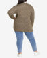 Фото #7 товара Plus Size Amber Boucle Cardigan Sweater