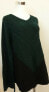 Style & Co Women's Sweater Stitch Pullover V Neck Pine Green Black M