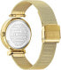 Ted Baker Ladies Bow Mesh Quartz Yellow Gold Plated Watch - BKPBWF006 NEW