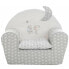 Child's Armchair Stars 44 x 34 x 53 cm Grey