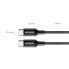 Фото #9 товара Kabel przewód USB-C w oplocie PD 100W 5A 480Mb/s 1m czarny