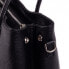 Women´s leather handbag Donna Black