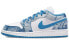 Air Jordan 1 Low "Washed Denim" GS DM8947-100 Sneakers