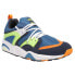 Puma Blaze Of Glory Energy Lace Up Mens Blue Sneakers Casual Shoes 38860601 10 - фото #2