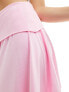 Фото #3 товара ASOS DESIGN ruched mini skirt in light pink