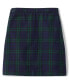 Big Girls School Uniform Slim Plaid A-line Skirt Below the Knee