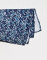 Фото #3 товара Jack & Jones navy floral pocket square