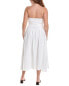 Фото #2 товара Lyra & Co Plus Linen-Blend Midi Dress Women's White Xl