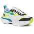 Фото #2 товара Puma Kosmo Rider Pop Lace Up Womens White Sneakers Casual Shoes 38489303