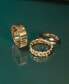 ფოტო #4 პროდუქტის Chain Link Statement Ring in Gold Vermeil, Created for Macy's