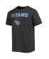 Men's '47 Charcoal Tennessee Titans Dark Ops Super Rival T-shirt