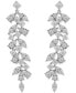ფოტო #1 პროდუქტის Diamond Vine-Inspired Drop Earrings (2 ct. t.w.) in 10k White Gold