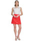 Фото #5 товара Women's Faux-Button-Front Tweed Mini Skirt