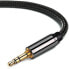 Uniwersalny kabel przewód mini jack AUX 3m czarny - фото #5
