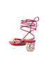ფოტო #4 პროდუქტის Women's The Cubie Bead Lace Up Sandals