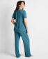 Women's 2-Pc. Ribbed Short-Sleeve Pajamas Set, Created for Macy's