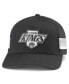 ფოტო #1 პროდუქტის Men's Black Los Angeles Kings HotFoot Stripes Trucker Adjustable Hat